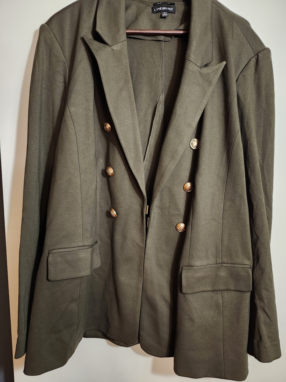 Lane Bryant Olive Green Blazer - Size 26
